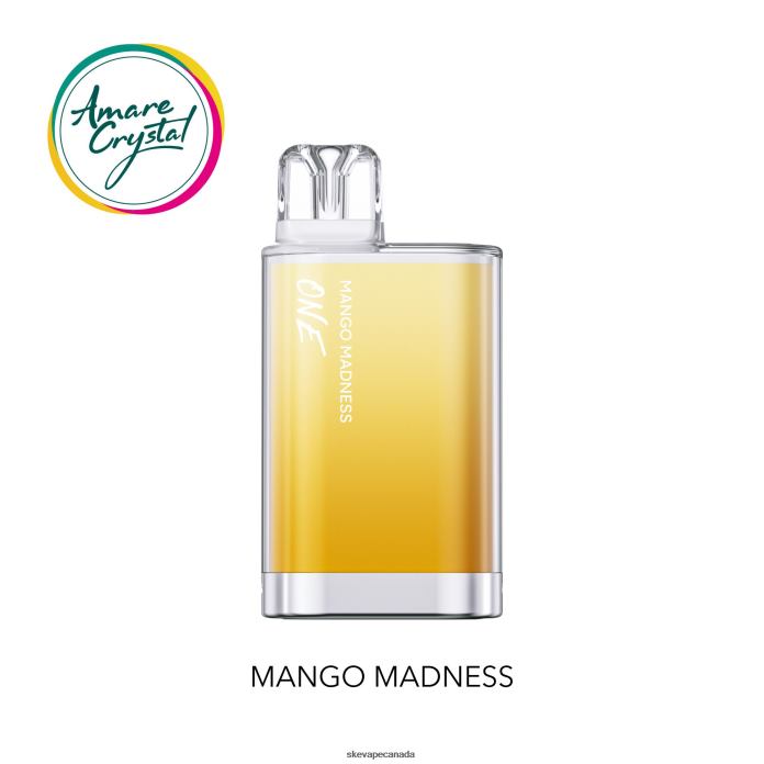 SKE Amare Crystal One Disposable Vape Mango Madness - SKE Vape Canada V6N2J32