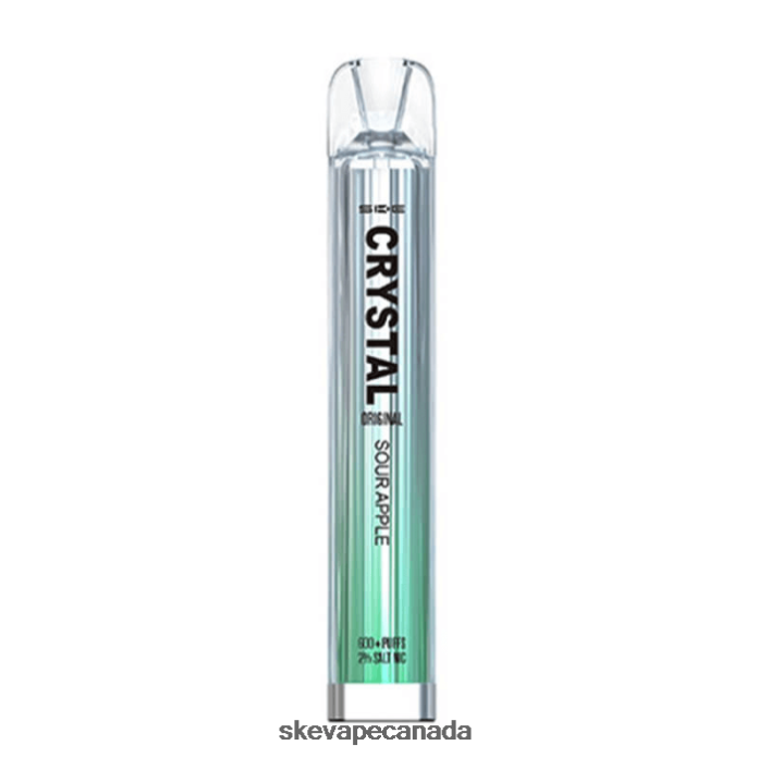 SKE Crystal Bar Disposable Vape Sour Apple - SKE Canada V6N2J65