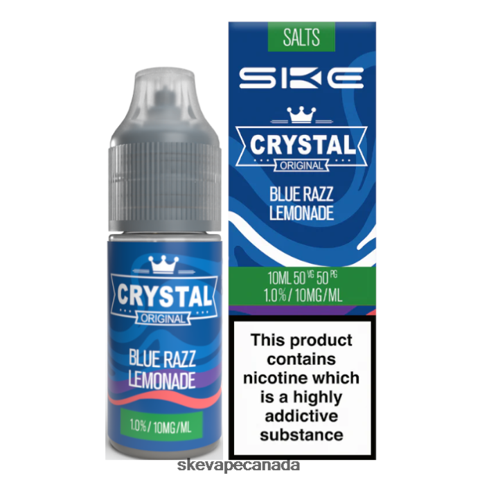 SKE Crystal Nic Salt - 10ml Blue Razz Lemonade - SKE Vape V6N2J111