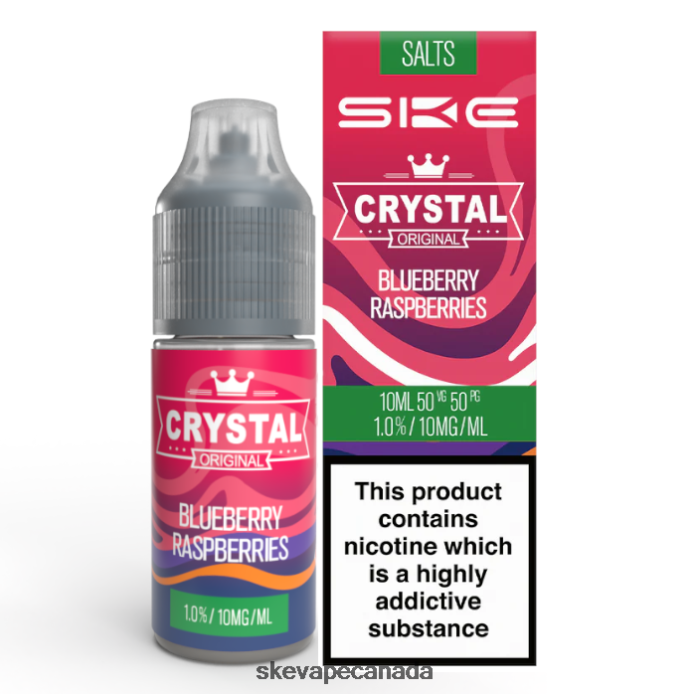 SKE Crystal Nic Salt - 10ml Blueberry Raspberries - SKE Vape Canada V6N2J112