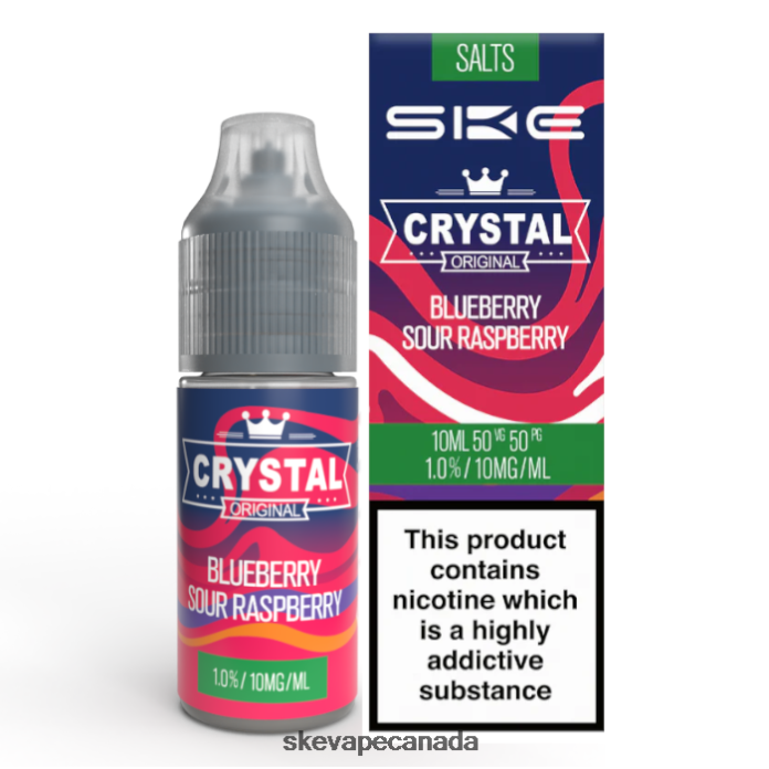 SKE Crystal Nic Salt - 10ml Blueberry Sour Raspberry - SKE Vape Ottawa V6N2J113