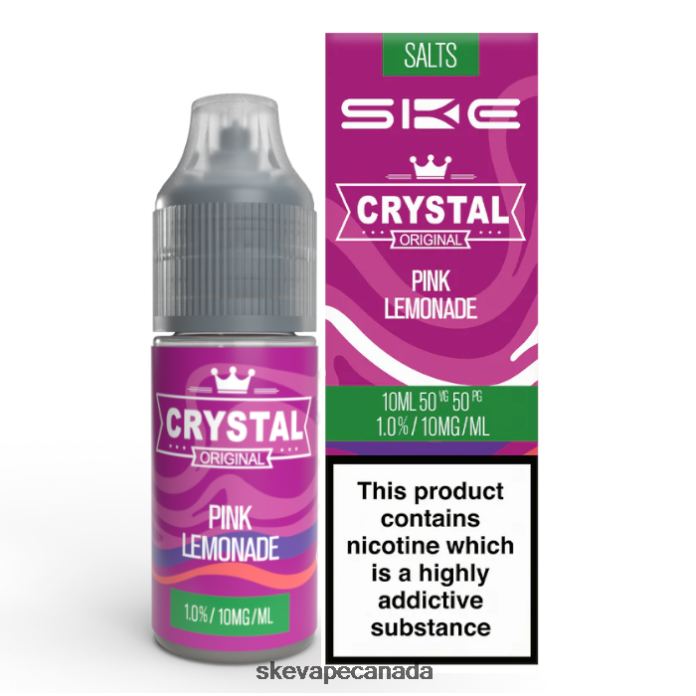 SKE Crystal Nic Salt - 10ml Pink Lemonade - SKE Vape Flavours V6N2J117