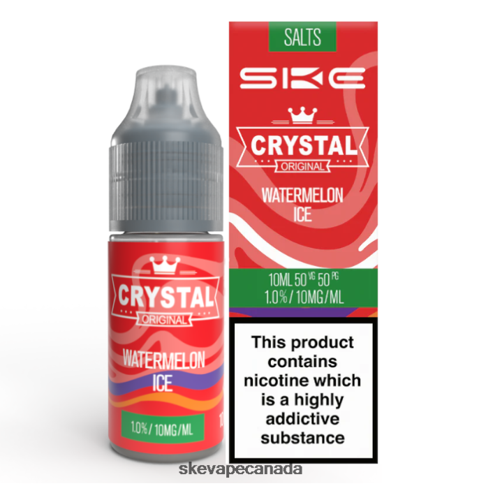 SKE Crystal Nic Salt - 10ml Watermelon Ice - SKE Crystal Bar V6N2J119